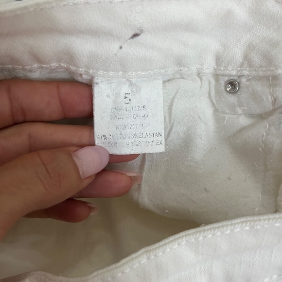 White Rhinestone Embellished Distressed Jeans – Size S - Picture 15 of 16